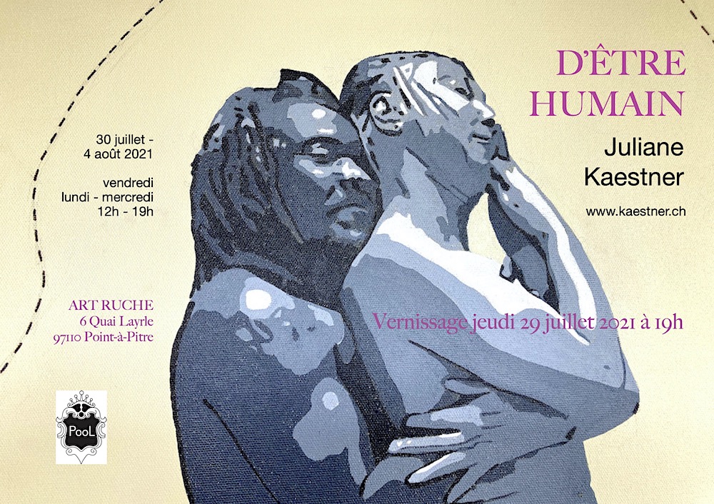 Exhibition "D'être humain" - Flyer