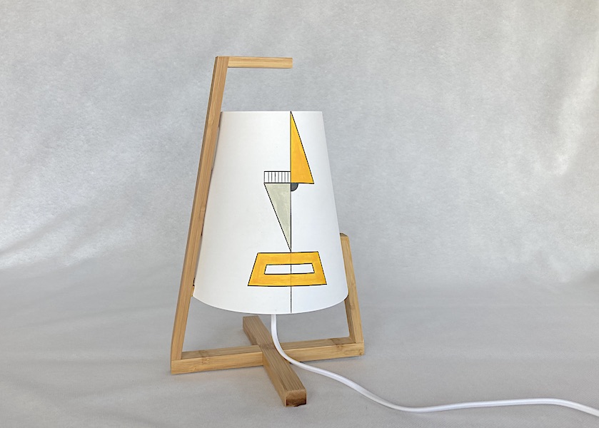 Lamp Shade Design - Line "Silent" - Yellow